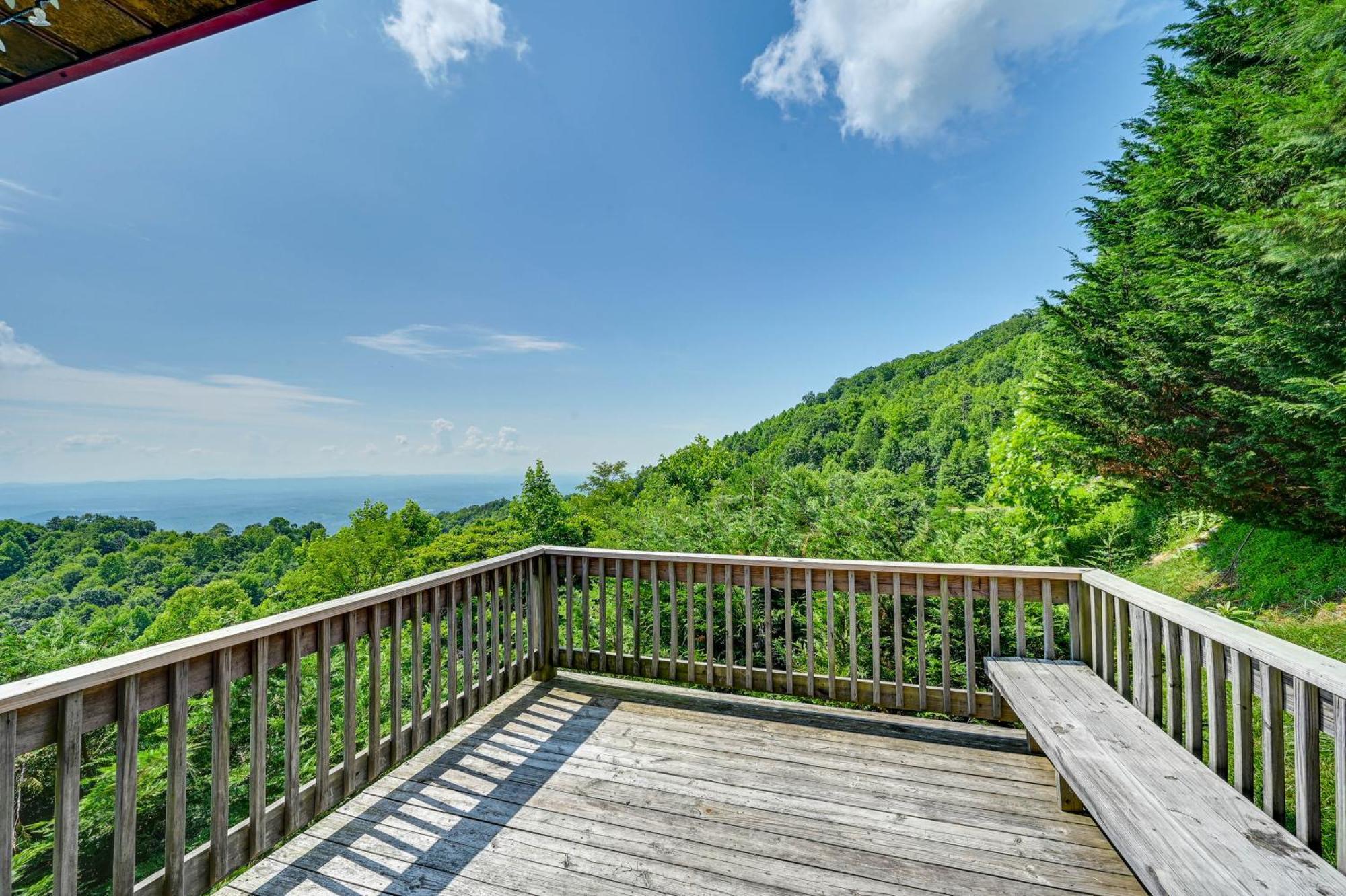 Warm And Cozy Cabin With Deck On Top Of The Blue Ridge Fancy Gap Eksteriør billede